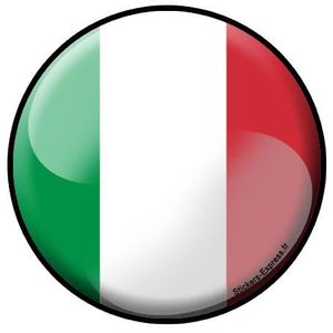 Lot de 60 33 x 20 mm drapeau italie-Auto-Adhésif autocollant/sticker Drapeau Italie-étiquettes adhésifs 