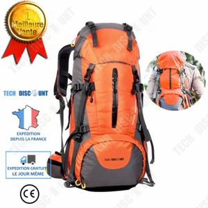 SAC À DOS DE RANDONNÉE TD® Sac de randonnée Imperméable Orange- Equipemen