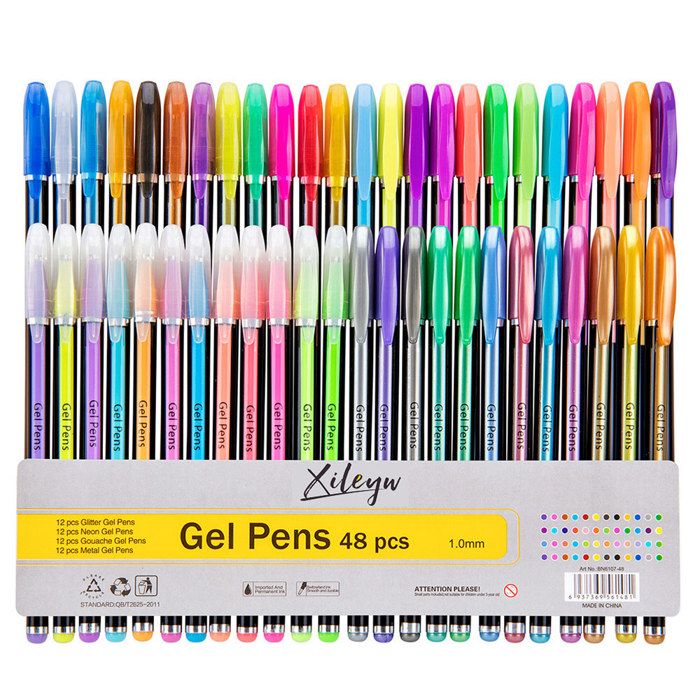 Paillettes d'encre gel stylo avec l'odeur surligneur - Chine Glitter stylo  plume, gel