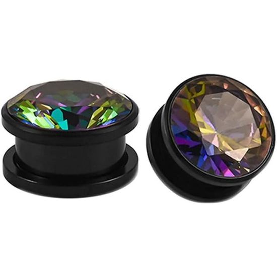 Tunnels D'oreille Beydodo - Lot De 8 Pièces En Silicone, Taille 0g (8mm), Double évasé, Pour Expansion Et Style Décontracté - 8