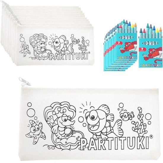 Trousse à colorier lavable pour enfants - Échoppe Française
