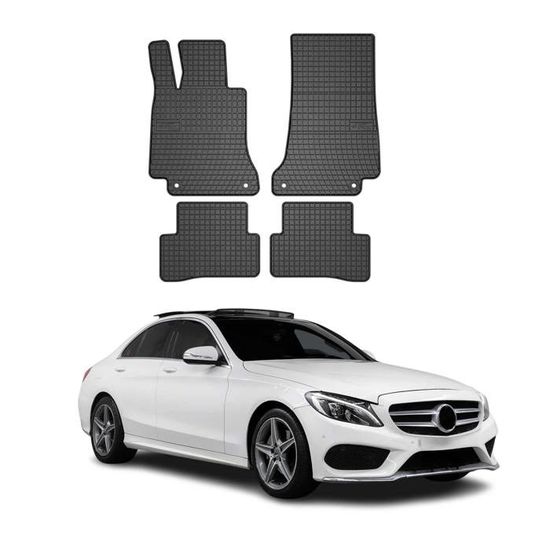 Tapis De Sol Caoutchouc 3D Premium Type Seau Mercedes-Benz Classe C W205 2014 2021 Tapis De Sol Caoutchouc 3D Premium Type Seau Mercedes-Benz Classe C W205 2014 2021