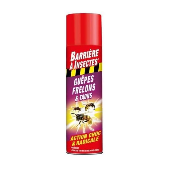 BARRIERE A INSECTES Anti-nuisible Guêpes, Frelons, Taons - 400 mL