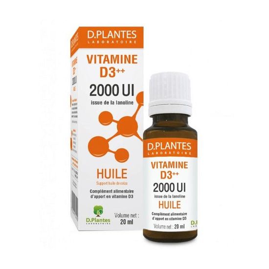 Vitamine D3 2000 UI - 400 Comprimés - Soit 1 An De Cure - Haut Dosage - Date De Péremption 31/12/2023