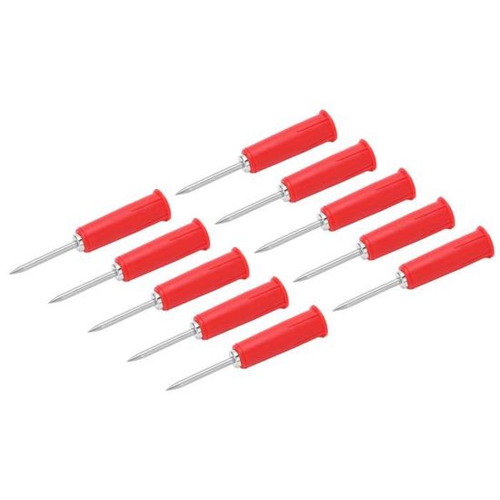 10x Spine Banana Maschio 2mm Placcate Oro Per Multimetro/strumenti - 5 Colori