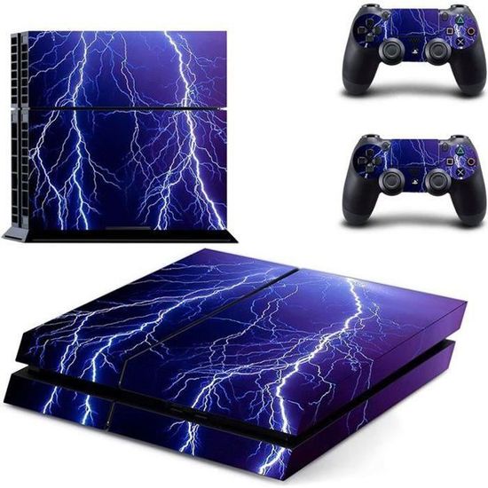 Skin Vinyl PS4 Pro – Motif Rasta Weed – Feuille Rouge, Or, Vert – Emballage Seul