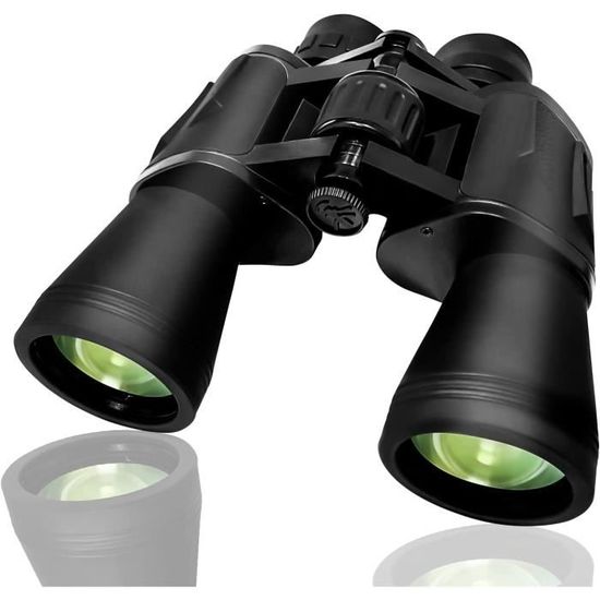 Jumelles TEMPSA 20x50 Adultes - Zoom HD Vision Nocturne - Marron Camouflage