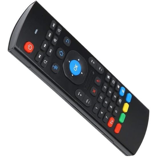 Clavier Souris Air Sans Fil Fanuse 2.4G - Télécommande Pour Android TV Box, PC - Plug & Play - Noir