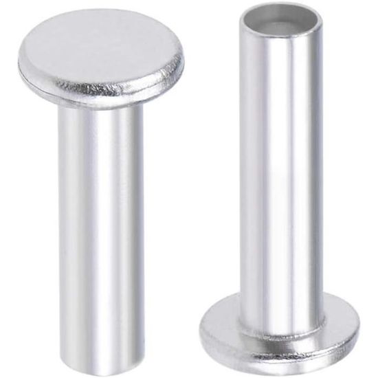 Lot De 100 Rivets Carrés En Laiton Et Cuivre 9mm | Rivets Parisiens Pour Customiser Sacs, Vêtements, Chaussures & Déco | Couleurs Or, Argent, Bronze