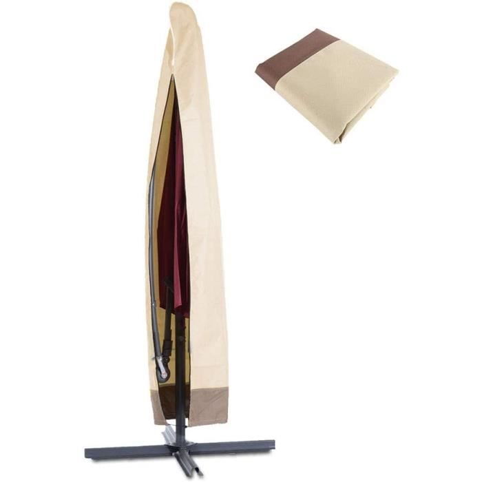 Housse Parasol Déporté Imperméable Ceisazira – Bâche Oxford Protection UV Poussière Vent, Avec Tige