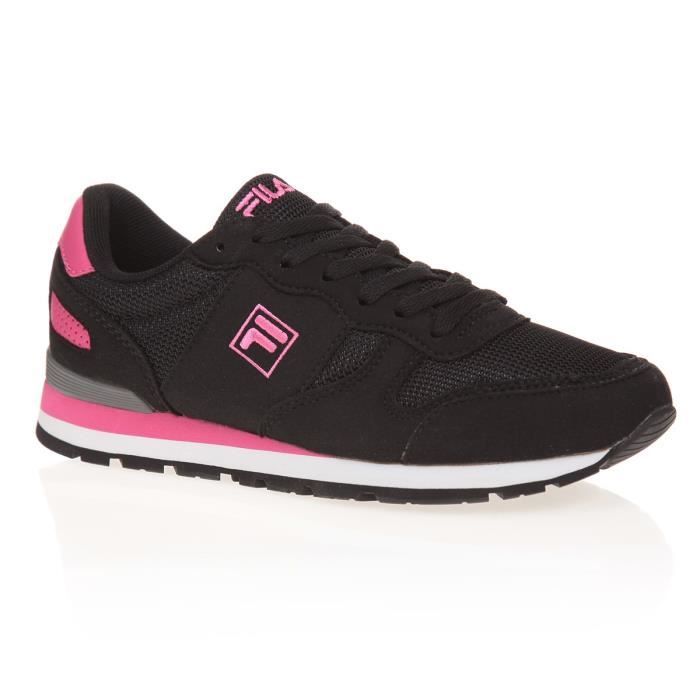 FILA Baskets Target Femme Noir et rose Noir Rose Cdiscount Chaussures