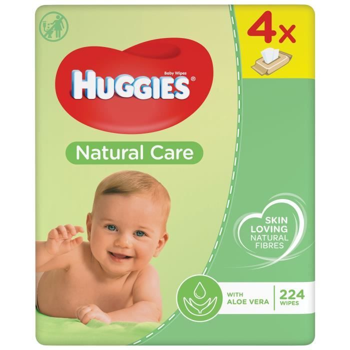 Huggies Lingettes Natural Care X4 Cdiscount Puericulture Eveil Bebe