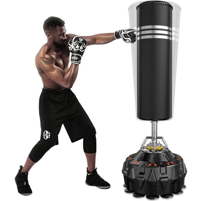 YOLEO Sac de Frappe Adulte Sac de Boxe sur Pied Punching Ball Adulte - 178 cm