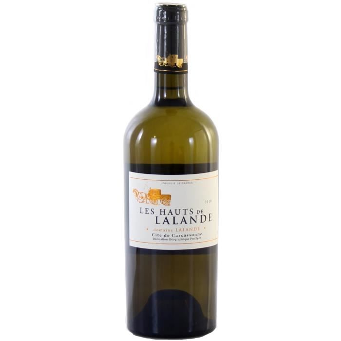 Vin Blanc IGP Cité de Carcassonne par Caisse de 6 Bouteilles - Les Hauts de Lalande Domaine Lalande
