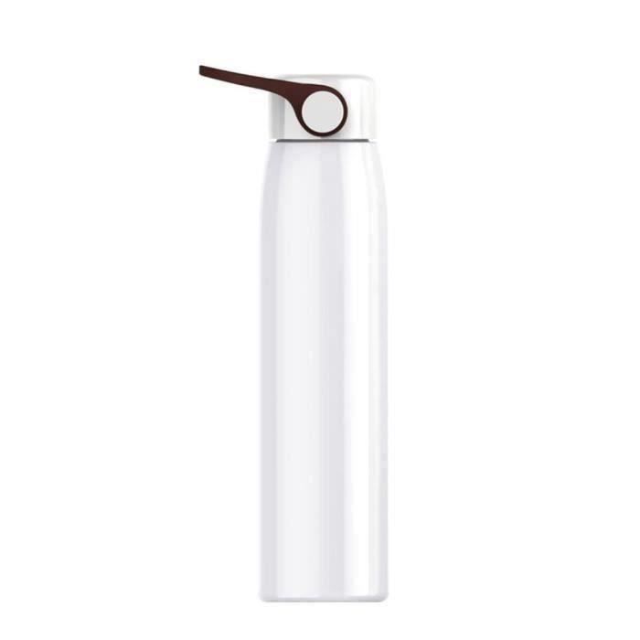 320ML Bouteille isotherme, Mug de voyage, Bouteille isotherme chaud froid, Mug isotherme thermos, Bouteille isotherme inox - Blanc