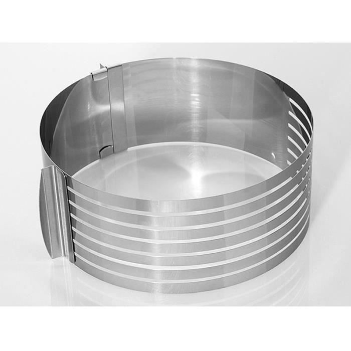 EOZY Moule à Gâteau Moule de Pâtisserie Ustensile de Cuisine Démontable Extensible