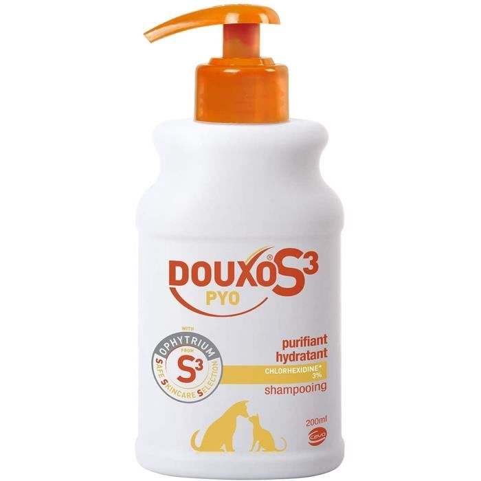 douxo s3 pyo shampooing fl pour chien 113