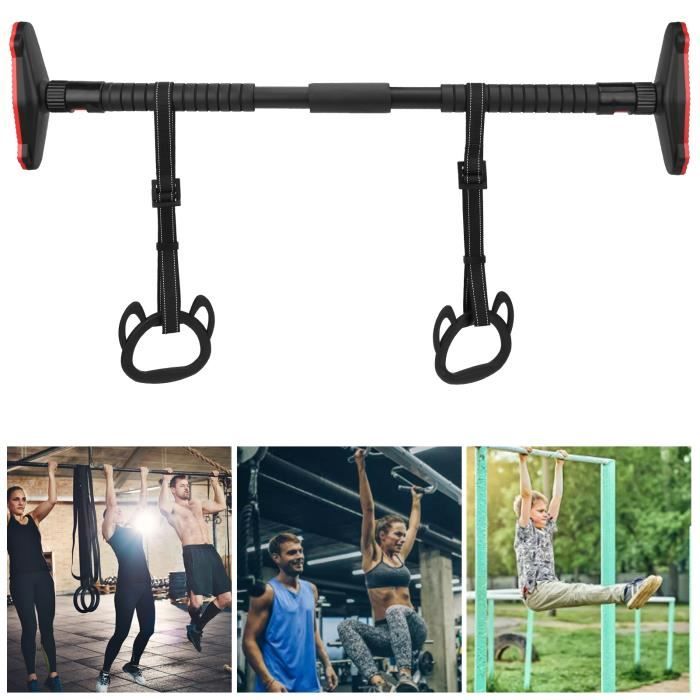 Kit d'anneau de suspension de traction pour enfants durable Gymnastique intérieure Barre de balançoire et anneaux HB032