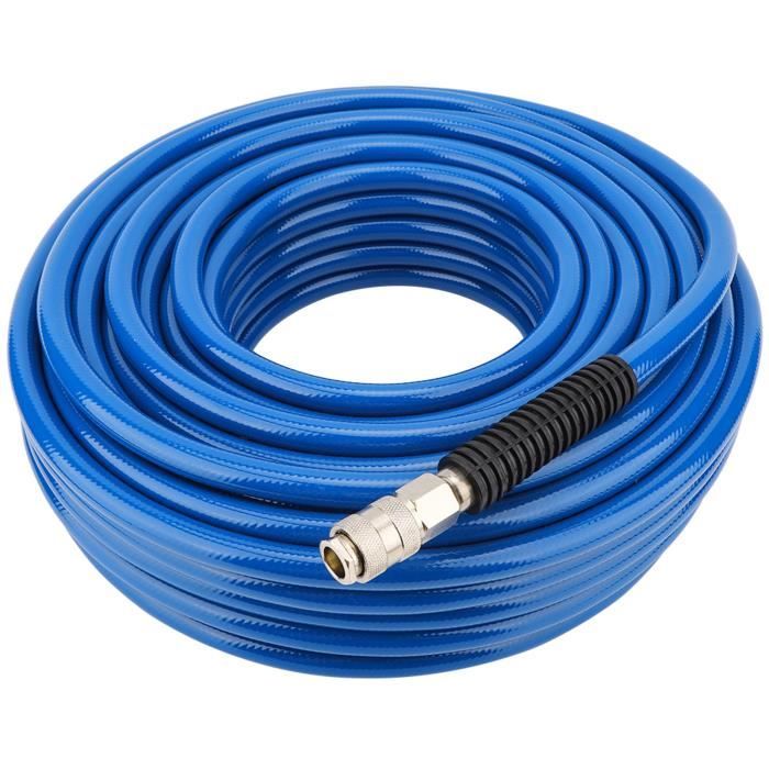 Tuyau de compresseur d'air pneumatique Tuyau d'air de 30 m - Ø 15 mm 300PS hybride en polymère - Tuyau en caoutchouc de conduite