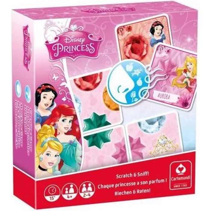 Jeu de devinettes - Cartes Odorantes Princesses Disney