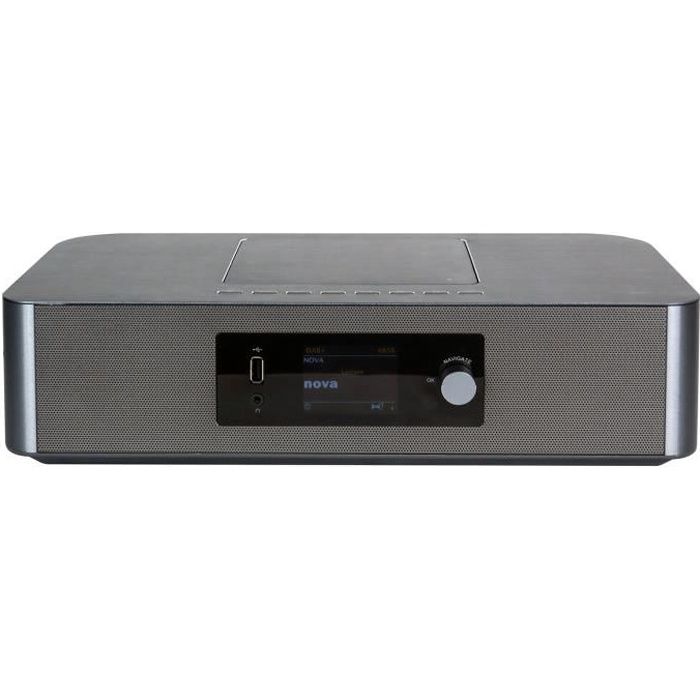 CGV CD30I+ - Système audio stéréo 2 x 12W - FM/DAB+ - Lecteur CD/R/RW/MP3 - Wi-Fi/Bluetooth - USB/AUX - Ecran couleur - Réveil (