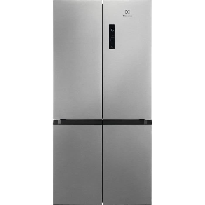 Réfrigérateur combiné ELECTROLUX - ELT9VE52U0 - Multi-portes - 522L (343L / 179L) - H 190 cm x L 90,9 cm - Inox