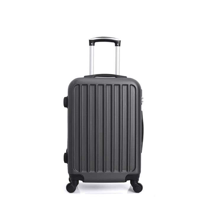 HERO – VALISE WEEK-END - ABS – 65cm – 4 roues – PANAREA – GRIS F