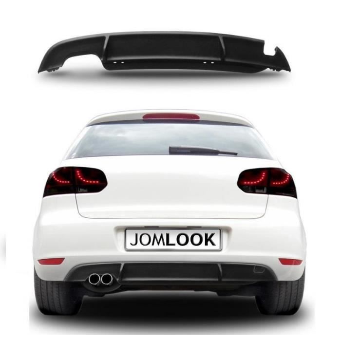 LAME SPOILER DE PARECHOC ARRIERE ABS POUR VW GOLF 6 LOOK SPORT