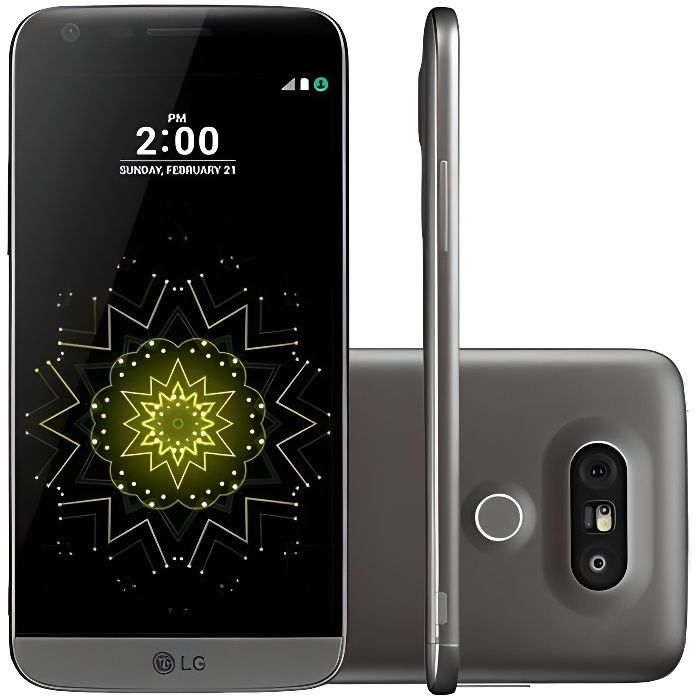 LG G5 SE H840 H840 Titane Titane Gris 32Go Android Smartphone comme nouveau OVP