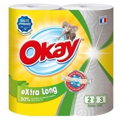 Essuie-tout extra long x 2 Okay