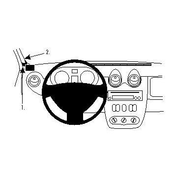 Fixation voiture Brodit Proclip Dacia Duster