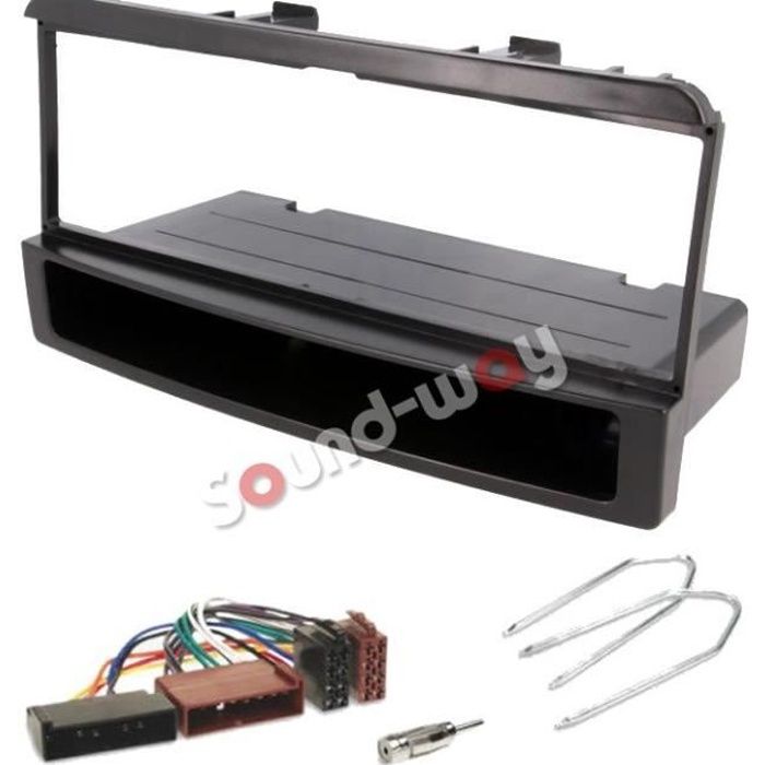 KIT Façade autoradio faisceau Ford Focus / Fiesta / Mondeo / escort / transit + adaptateurs iso et clés avec vide poche