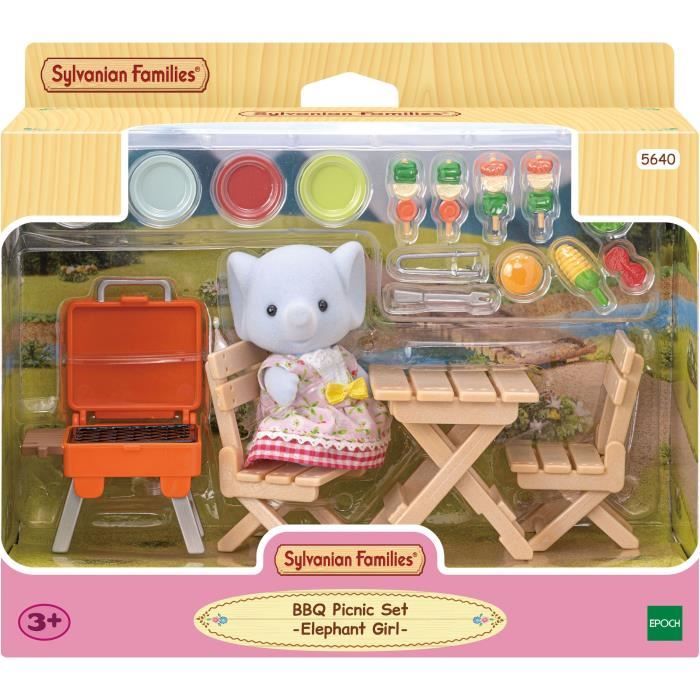 SYLVANIAN FAMILIES - La fille éléphant et son set de pique-nique