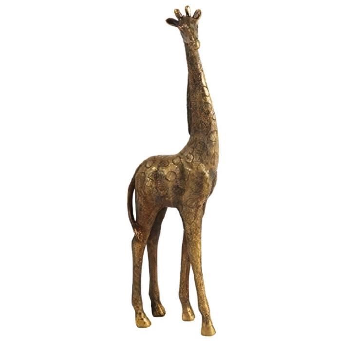 TOM statue girafe Amalia 13 x 44 cm polystone or