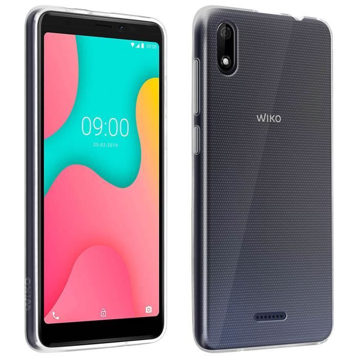 Coque Wiko Y60 Silicone Gel Souple Fine Légère Anti-rayures Original Transparent Blanc