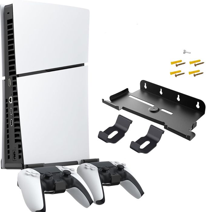 Lot de 2 supports antidérapants intégrés pour manette de jeu PS5, PS4