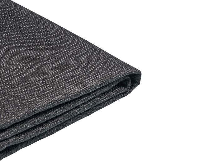 Housse de cadre de lit double noir 140 x 200 cm pour les lits FITOU