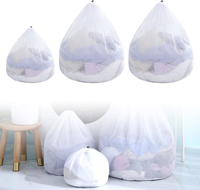Lot De 3 Sacs à Linge – Normal, Large, Extra-Large – Protection Linge Délicat, Organisateur Voyage - 11