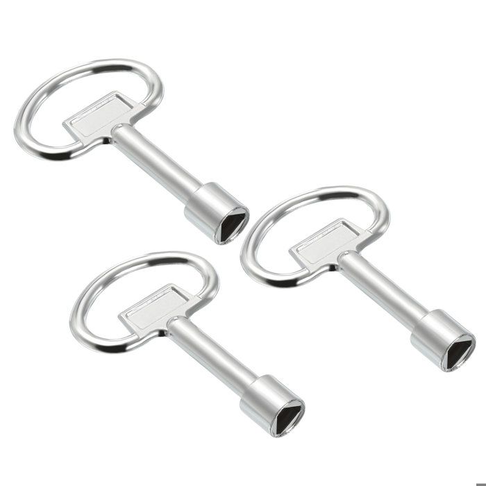 Clé Triangle Femelle 11-12 Mm Millenium Works - Pour Ouverture Compteurs EDF/GDF, Armoires Techniques, Accès Pompiers - 5
