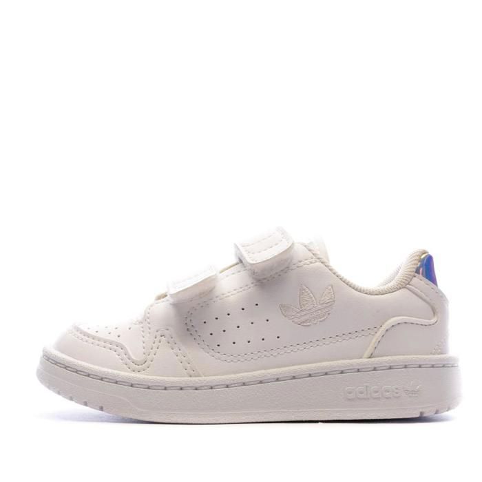 Adidas Baskets Blanche/Argent Fille Adidas NY 90 CF