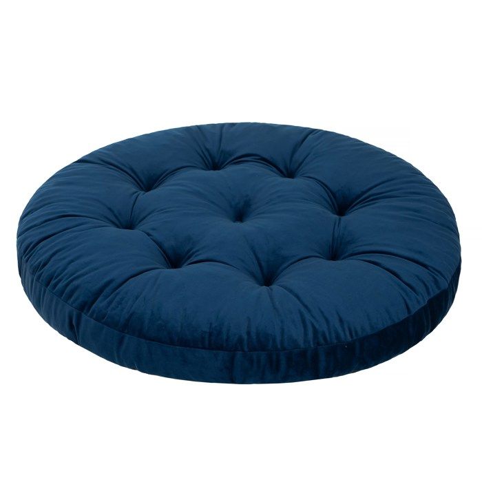 Bjird - Coussin pour Fauteuil Suspendu Oeuf - diamètre 92 cm Bleu marine - Fauteuil Balancoire Chaise Oeuf