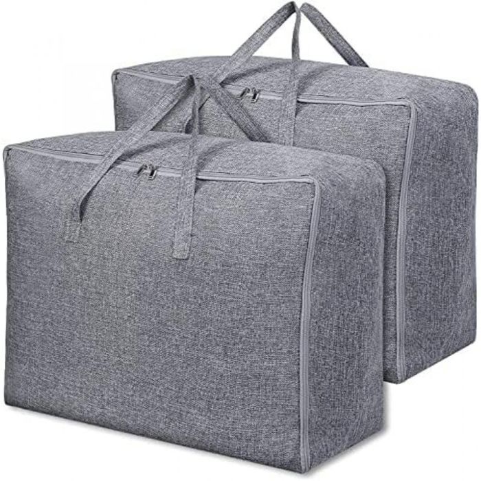 Lot De 2 Sacs De Rangement Pour Bottes Hautes – PVC étanche, 48x27 Cm, Poignée, Beige, Pour Hommes Et Femmes