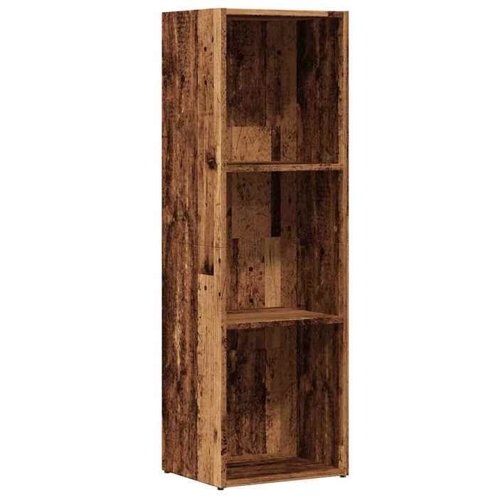 VENTE-FLASH Bibliothèque-Placard à Livres vieux bois 36x30x114 cm bois dingénierie(512173)ZLH