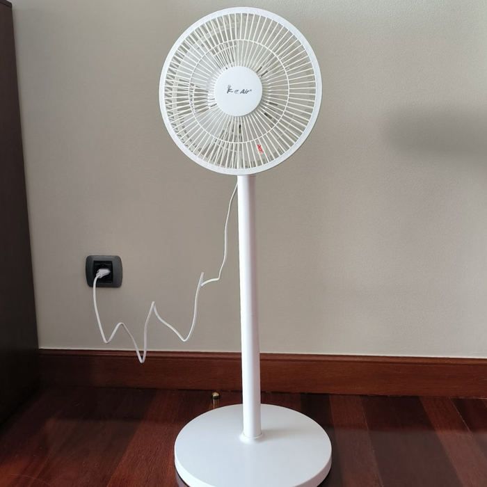 Ventilateur sur pied 50 W 3 vitesses hauteur réglable oscillation automatique - F Bright