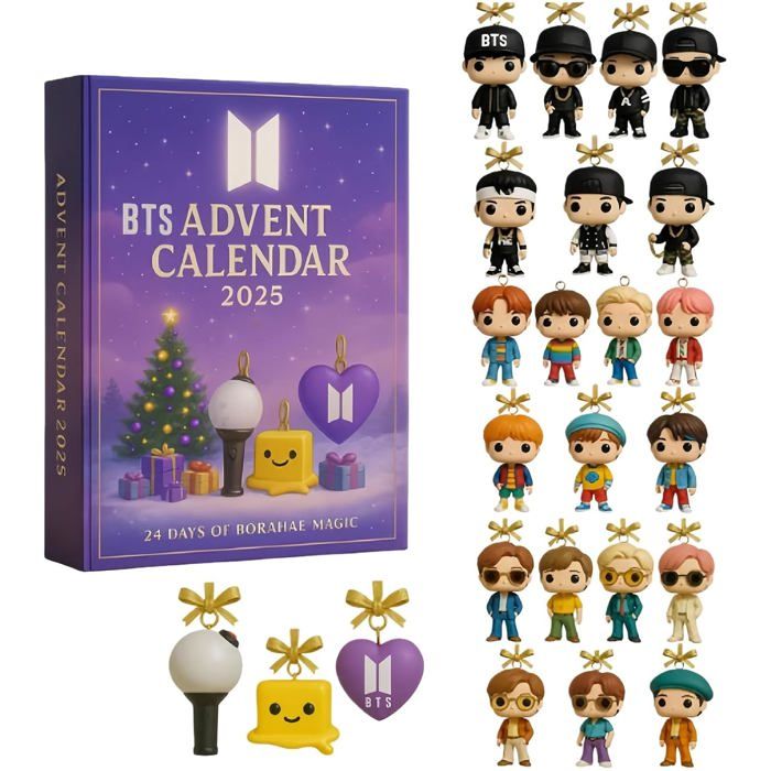 Calendrier De L'Avent 2025 | Adorable Ornement De Bureau - 24