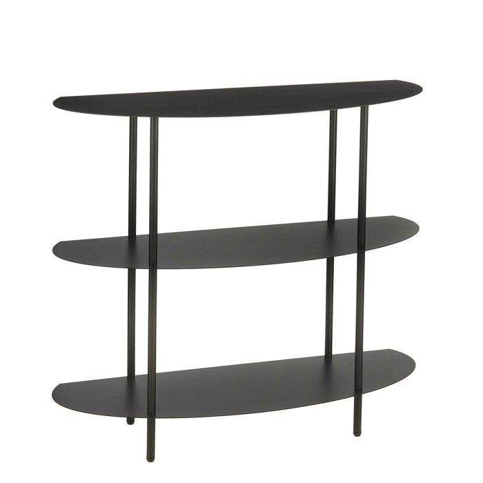 Mica Decorations Etagere 90 x 28 x 81 cm – Noir Mica Decorations Etagere 90 x 28 x 81 cm – Noir