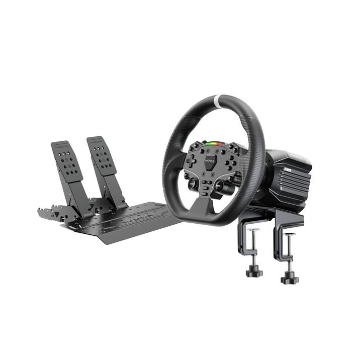 Bundle Sim Racing - MOZA RACING - R5 Pro Bundle - Direct Drive 6 Nm - Volant ES Lite - Pédalier SR-P Lite2