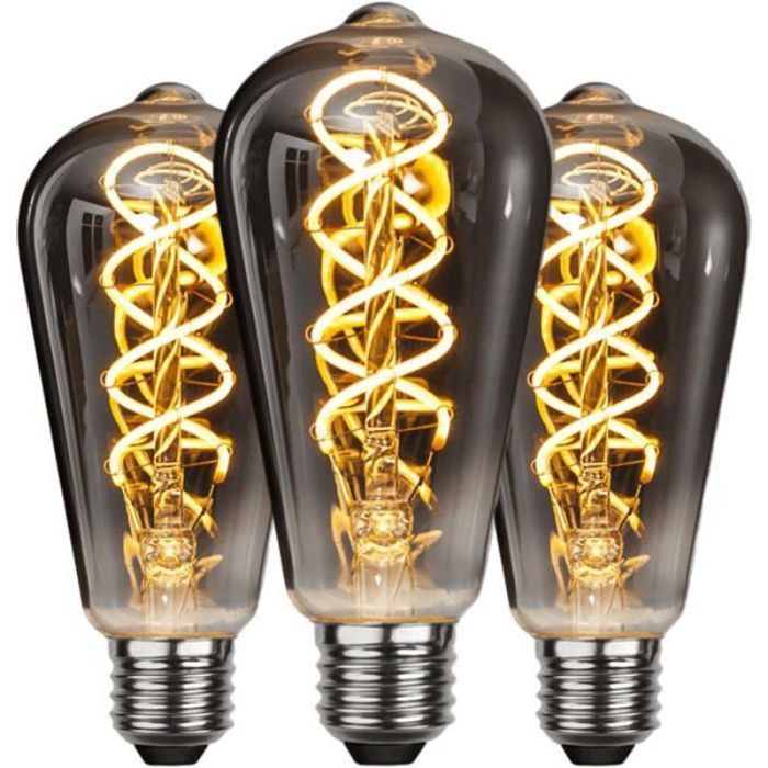 Ampoule LED E27 Vintage Économie dénergie de Style Industriel Ampoule E27 Lampe Décorative Rétro Antique 3 Pièces .