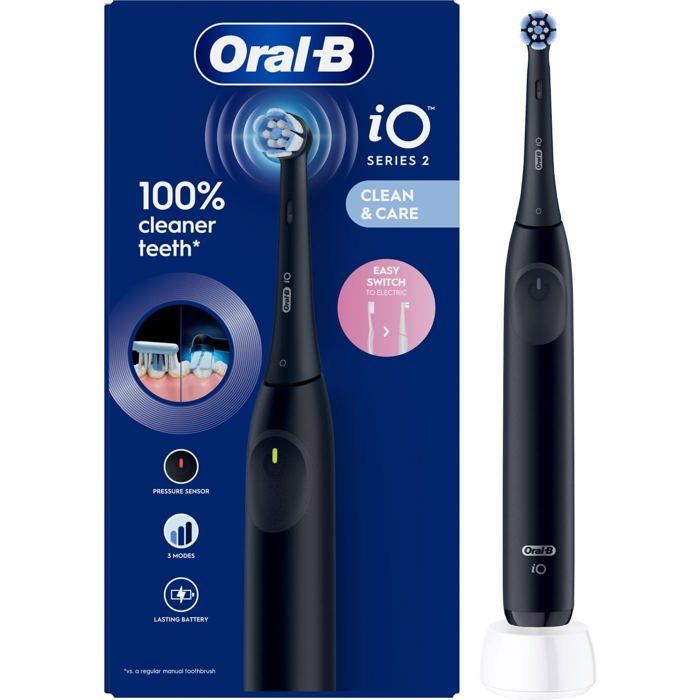 Brosse a Dent Oscillo Rotative Oral B iO2 Night 3 Modes Capteur de Pression Minuteur - vue 3