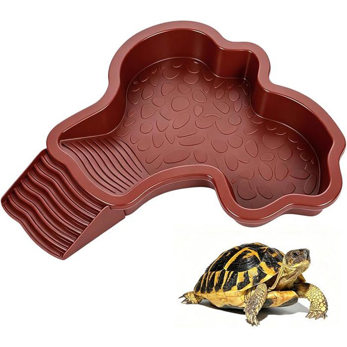 Grands accessoires pour tortues de reptilesbassin eau et bol eau pour tortues terrestrestortues eau GAMELLE